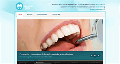 Desktop Screenshot of clinicadentalenriquenunez.com